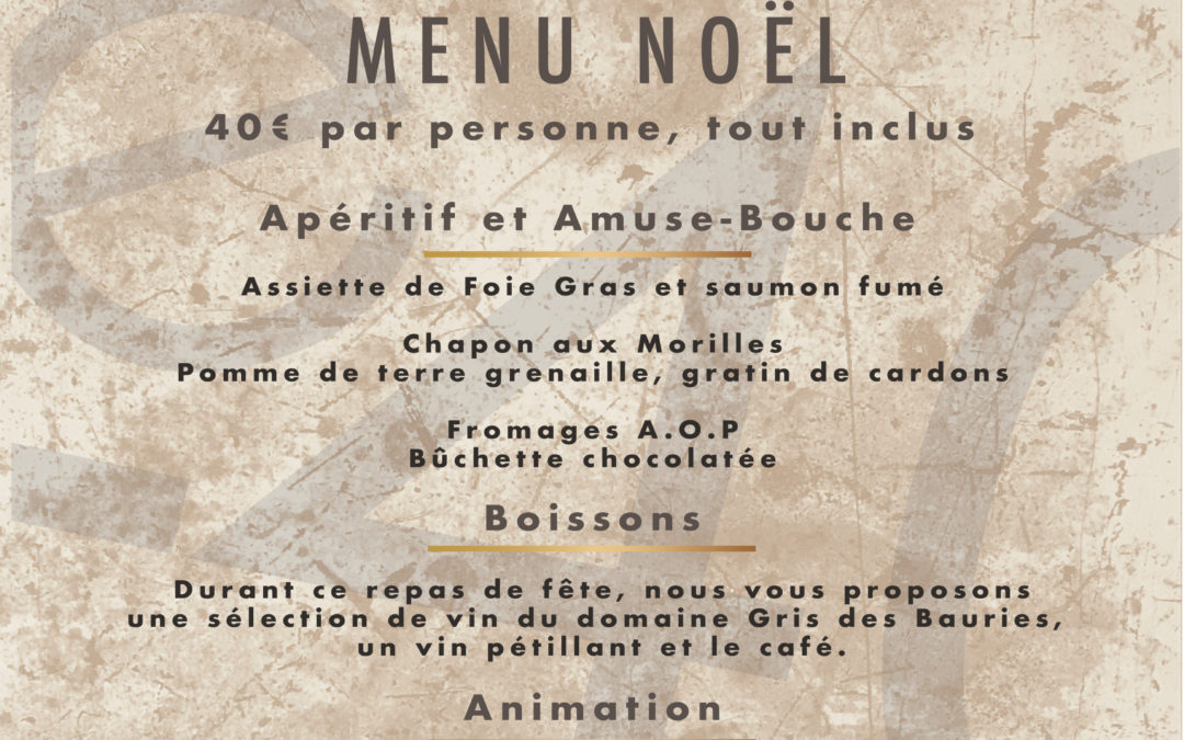 Repas de Noël, 24 Décembre