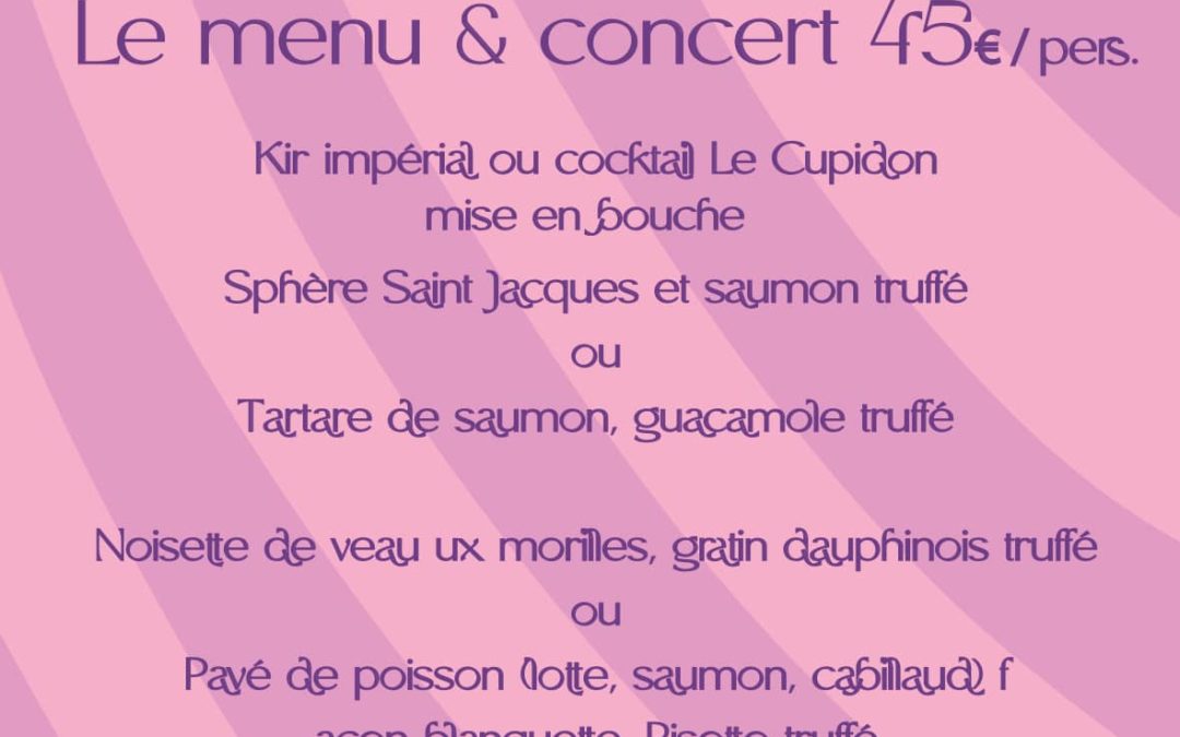 Soirée Saint Valentin
