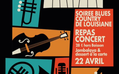 Soirée Blues country de Louisiane, 22 Avril 2022