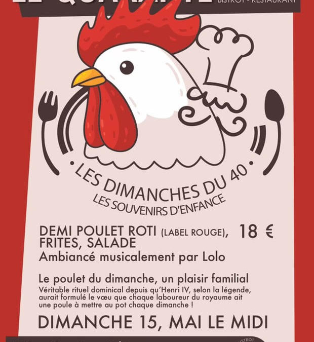 Le poulet dominical – 15.05