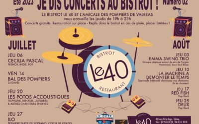 « JE DIS CONCERTS » au Bistrot