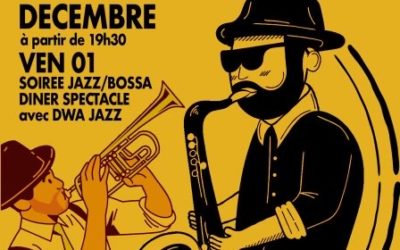 SOIRÉE JAZZ/BOSSA 1ER DÉCEMBRE