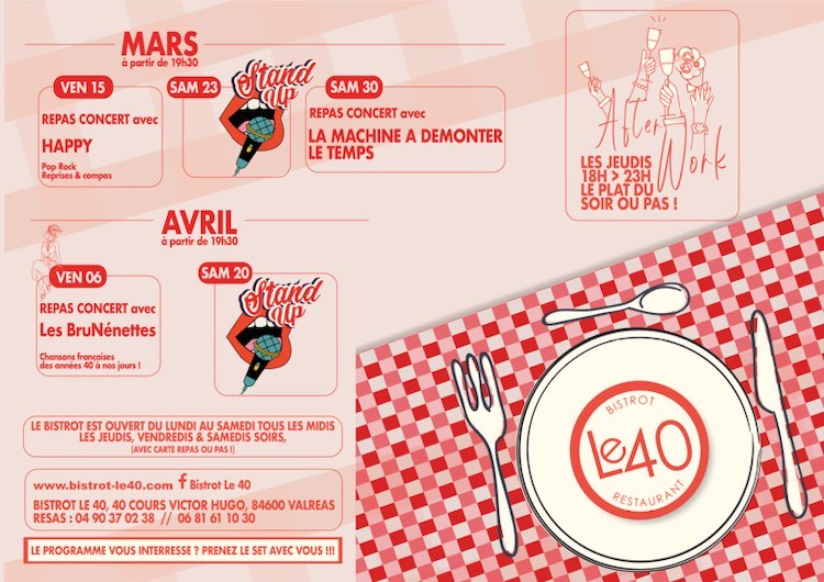 PROGRAMMATION MARS/AVRIL 2024