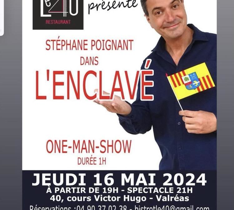 ONE MAN SHOW 16 mai 2024