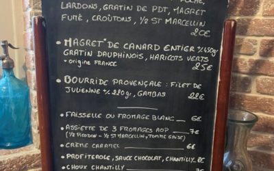 MENU DU LUNDI 11 NOVEMBRE
