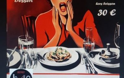 REPAS SPECTACLE LE 22 FEVRIER A PARTIR DE 20H