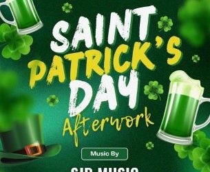 Saint Patrick’s Day le 17 Mars à partir de 17H