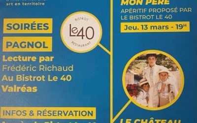 SOIRÉES PAGNOL AU 40 !